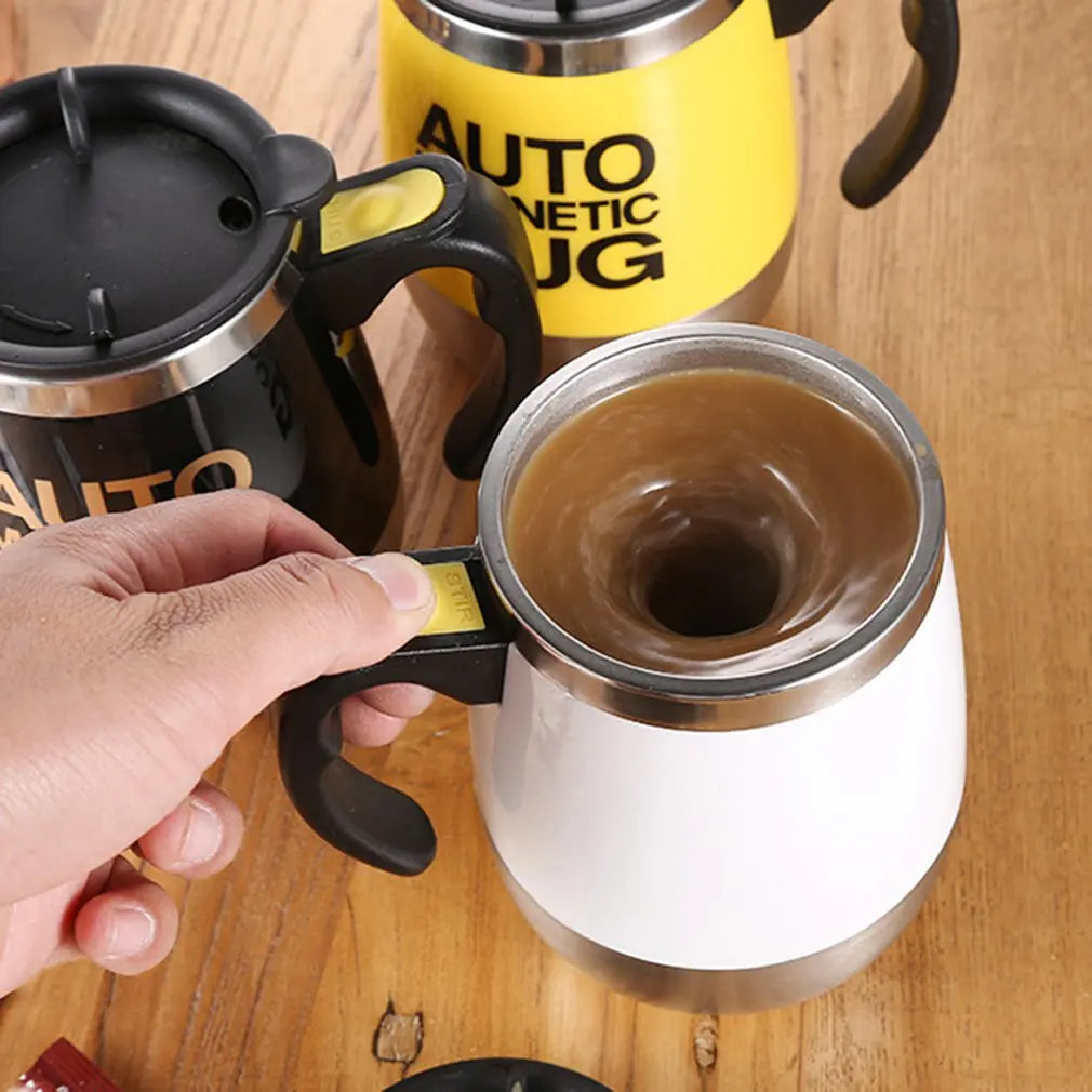 Mug 400ml Coffee Milk Mix Cups 304 Stainless Steel ( Battery Operated )