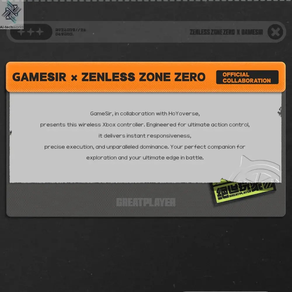 GameSir G7 Pro Zenless Zone Zero Wireless Controller for Xbox Series X|S, Xbox One, PC, Android Mag-Res™ TMR Bluetooth Gaming