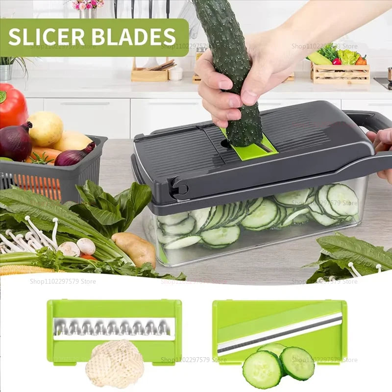 Multifunction Kitchen Chopper (16-in-1)