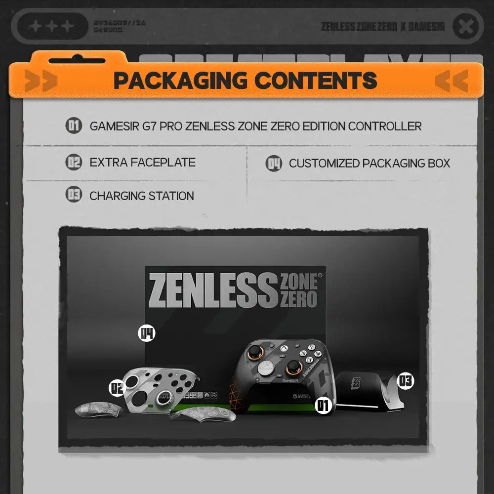 GameSir G7 Pro Zenless Zone Zero Wireless Controller for Xbox Series X|S, Xbox One, PC, Android Mag-Res™ TMR Bluetooth Gaming
