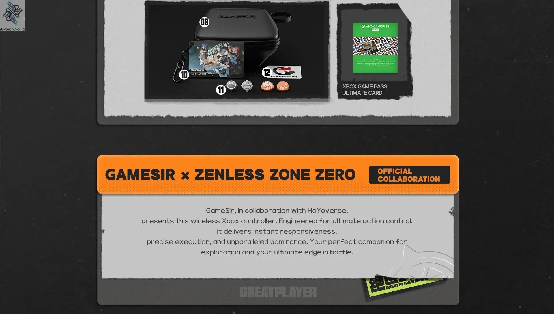 GameSir G7 Pro Zenless Zone Zero Wireless Controller for Xbox Series X|S, Xbox One, PC, Android Mag-Res™ TMR Bluetooth Gaming