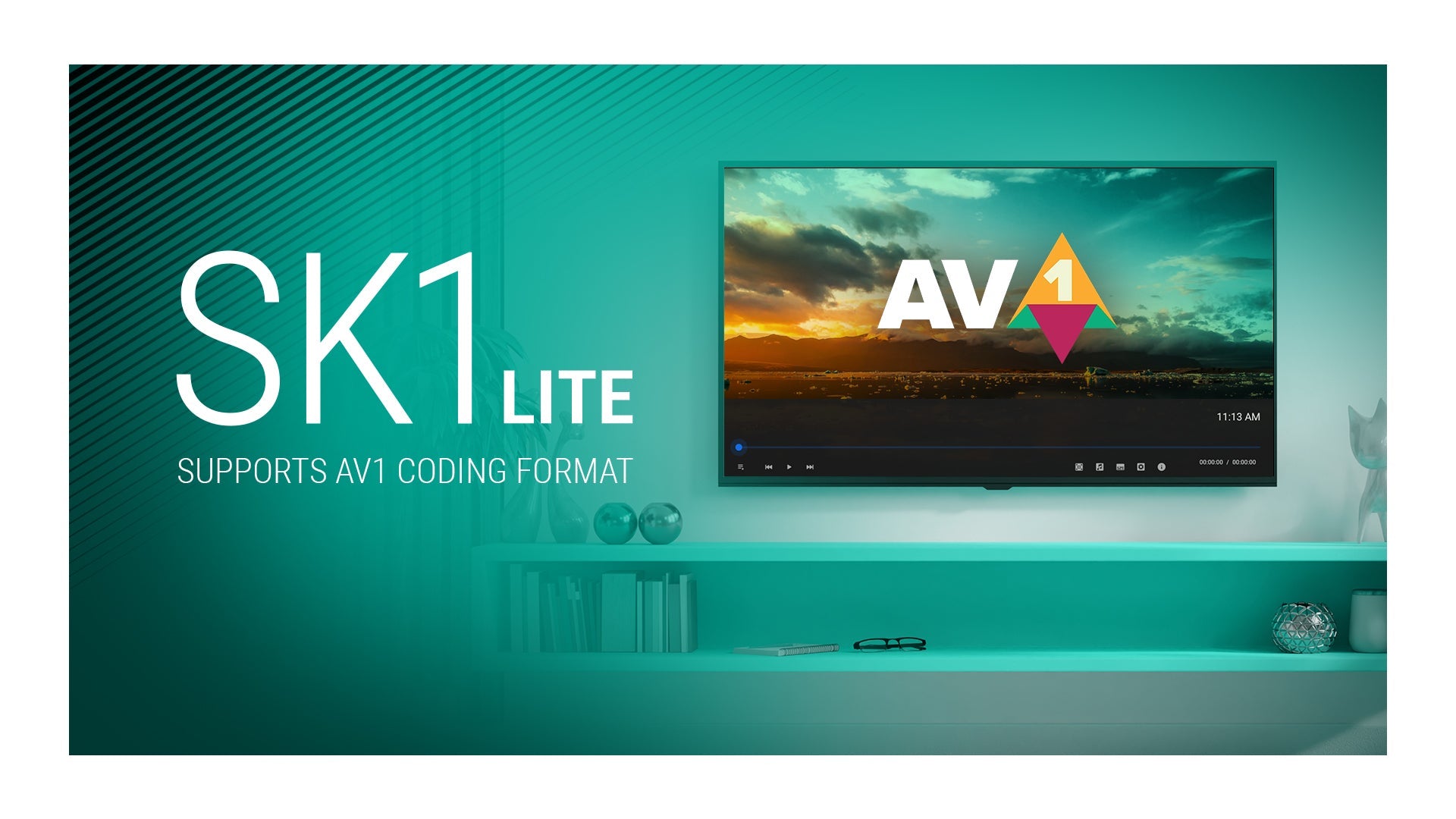 Ugoos SK1 LITE 8K ANDROID 11 TV Box Amlogic S928X-K LPDDR4 4GB RAM 64GB ROM WiFi6 1000M BT5.2 USB3.0 Support AV1 H.265 8K 60fps VP9 HDR Box