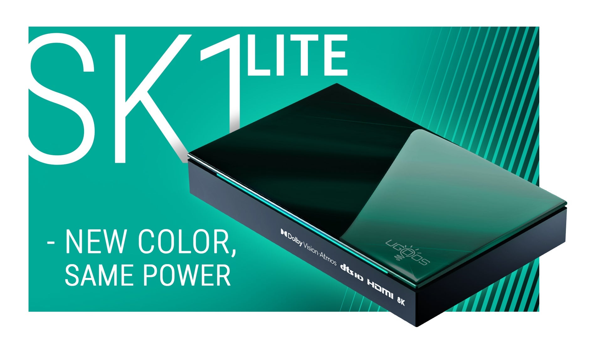 Ugoos SK1 LITE 8K ANDROID 11 TV Box Amlogic S928X-K LPDDR4 4GB RAM 64GB ROM WiFi6 1000M BT5.2 USB3.0 Support AV1 H.265 8K 60fps VP9 HDR Box