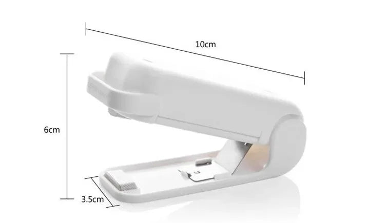 Mini Bag Seal Machine Snack Bag Clip Kitchen Handheld Food Sealer Easy-To-Use Portable Sealer Packaging Plastic Food Bag Closure